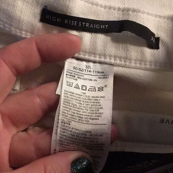 Banana Republic High Rise Straight Ankle 32 Long - Picture 2 of 8